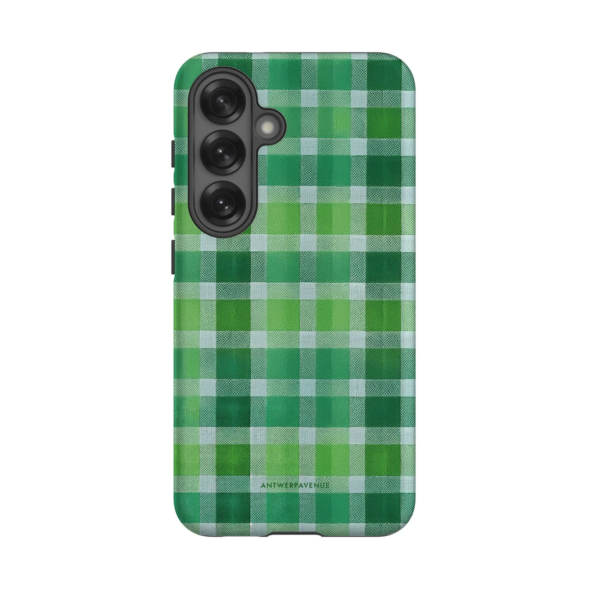 Green Plaid - Case - Galaxy S25 mockup
