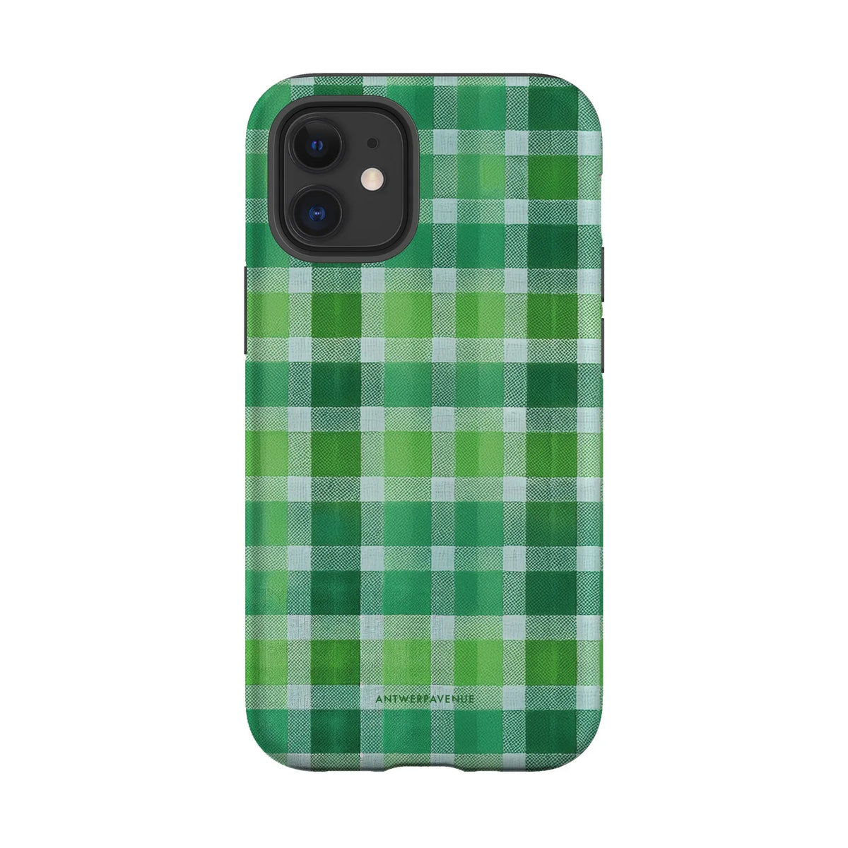 Green Plaid - Case - iPhone 12 Mini mockup