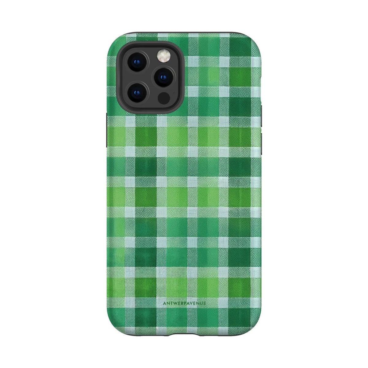 Green Plaid - Case - iPhone 12 Pro mockup