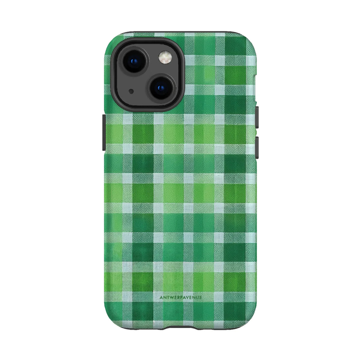 Green Plaid - Case - iPhone 13 Mini mockup