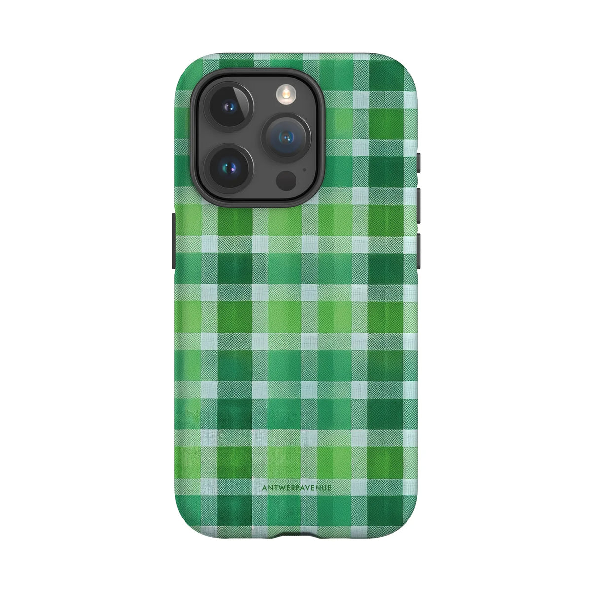 Green Plaid - Case - iPhone 15 Pro mockup