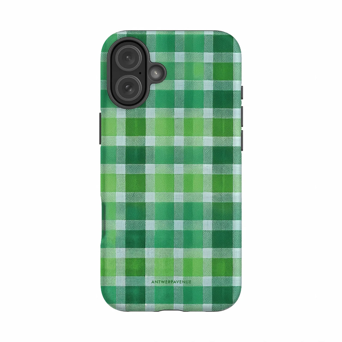 Green Plaid - Case - iPhone 16 Plus mockup