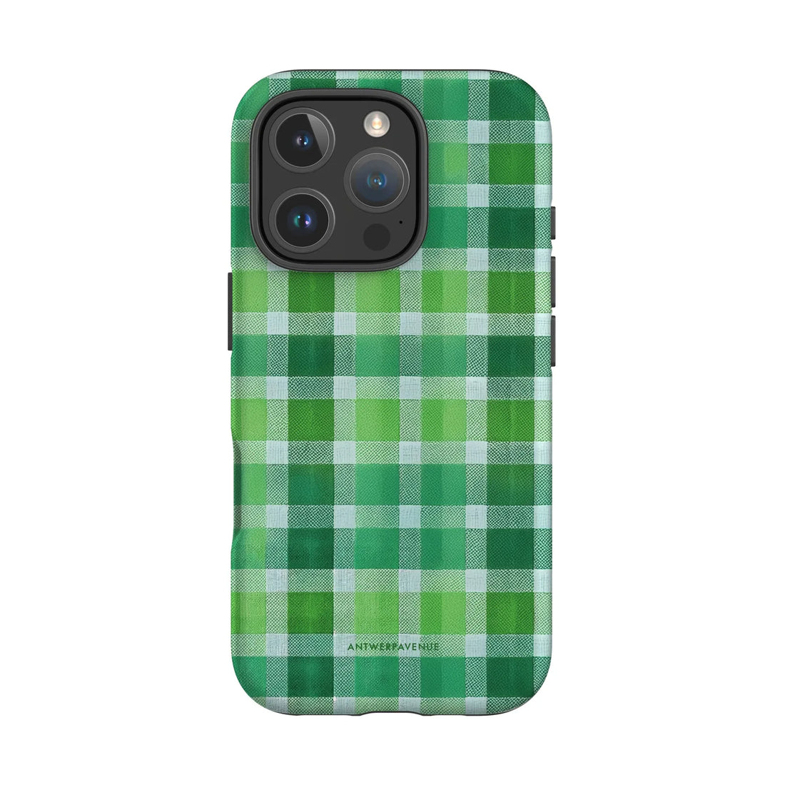 Green Plaid - Case - iPhone 16 Pro mockup