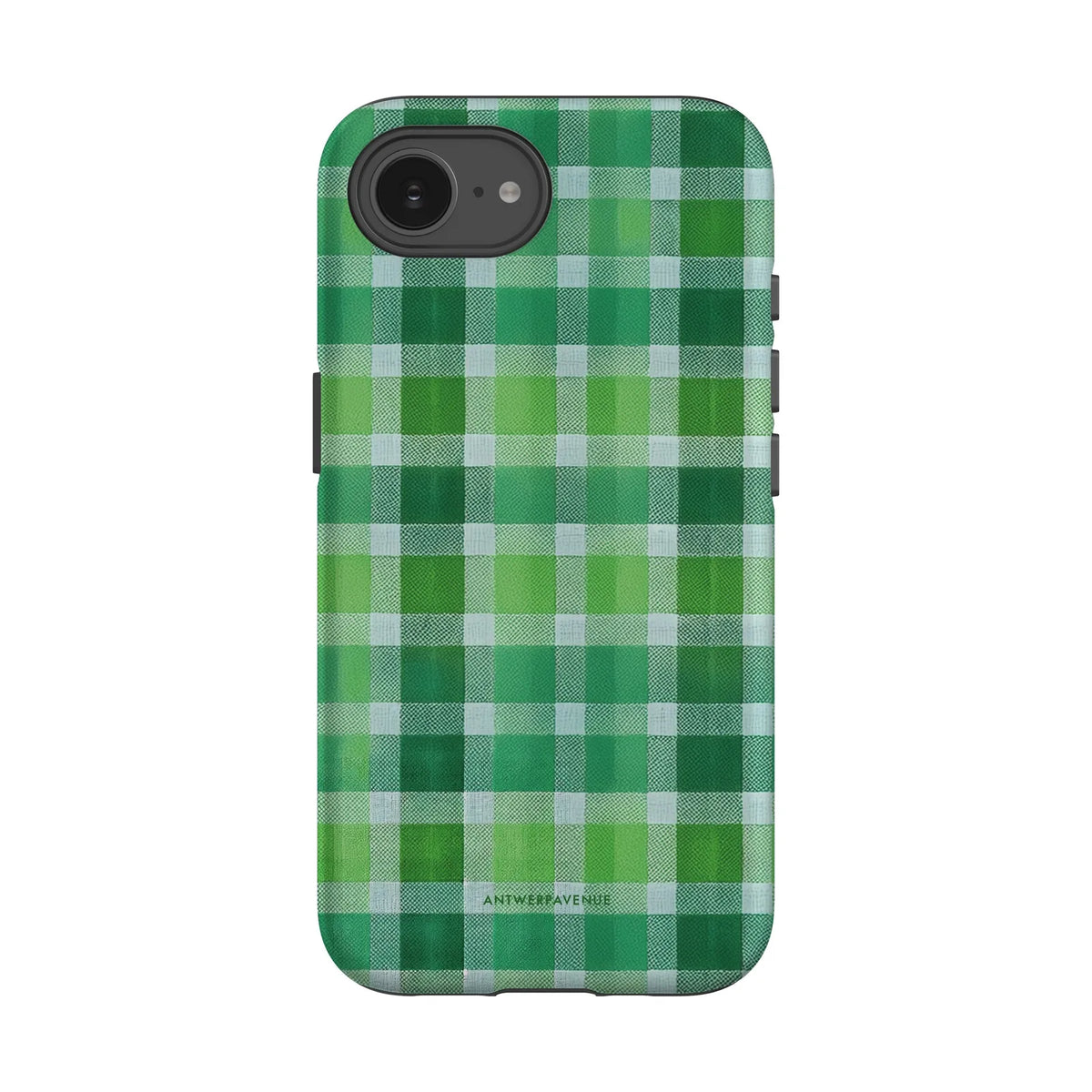 Green Plaid - Case - iPhone 16e mockup
