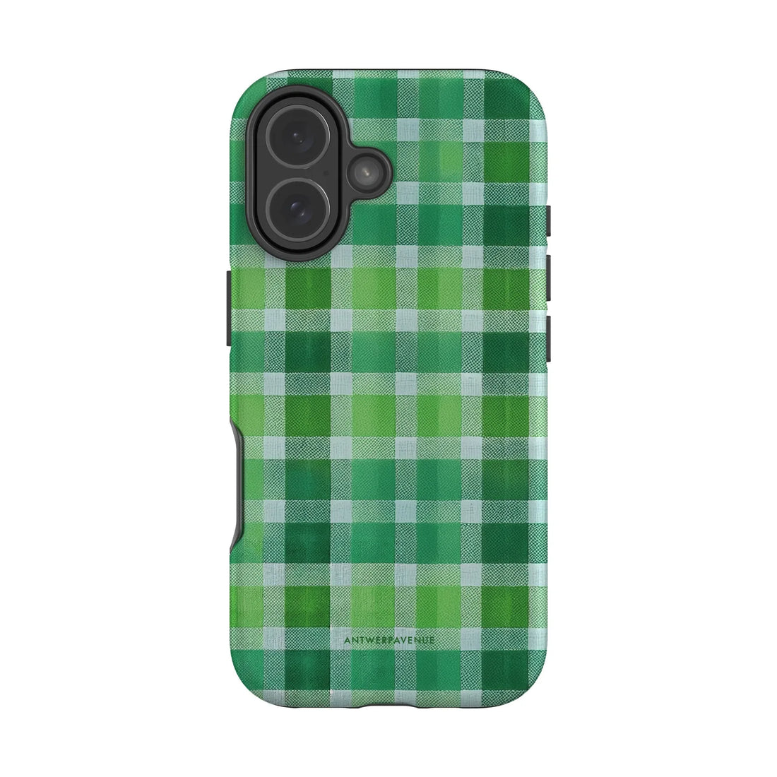 Green Plaid - Case - iPhone 17 mockup