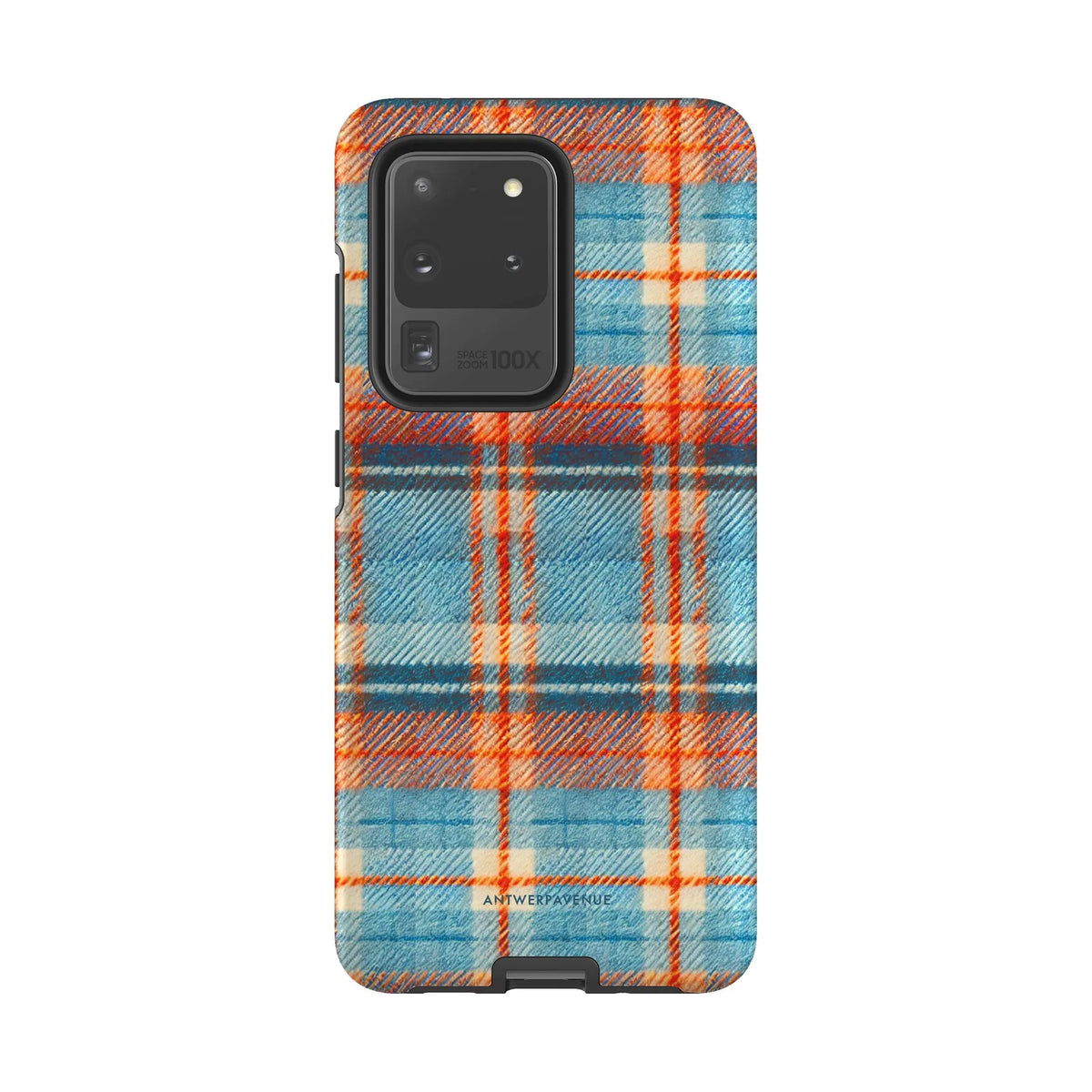 Teal Tartan - Case - Galaxy S20 Ultra mockup