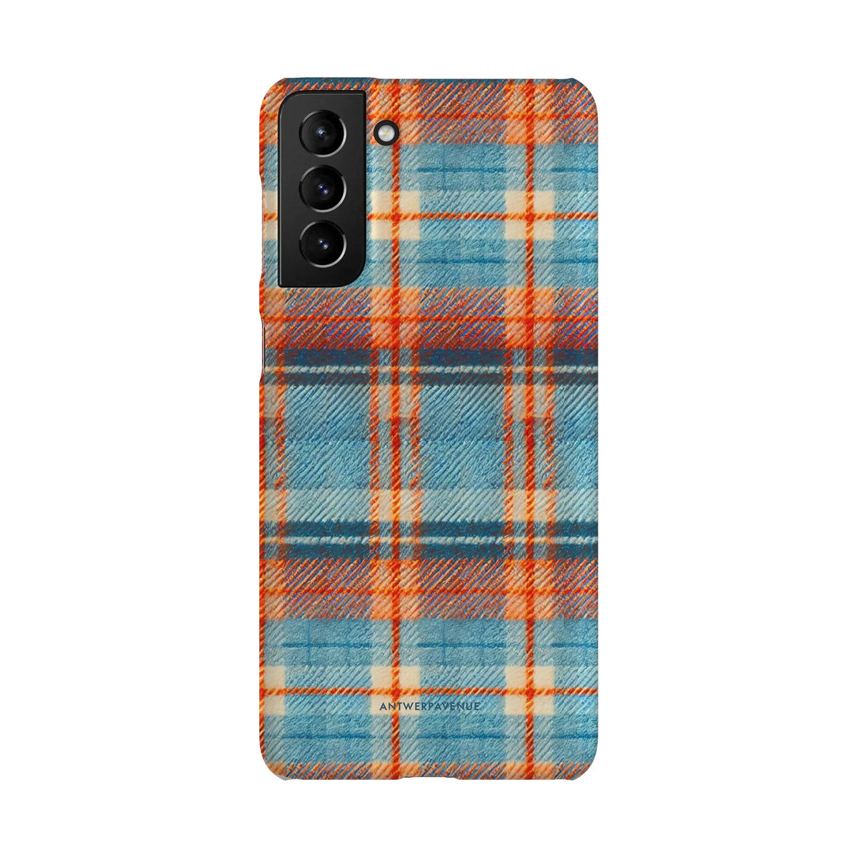 Teal Tartan - Case - Galaxy S21 Plus Snap mockup