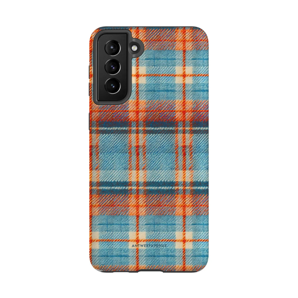Teal Tartan - Case - Galaxy S21 Plus mockup