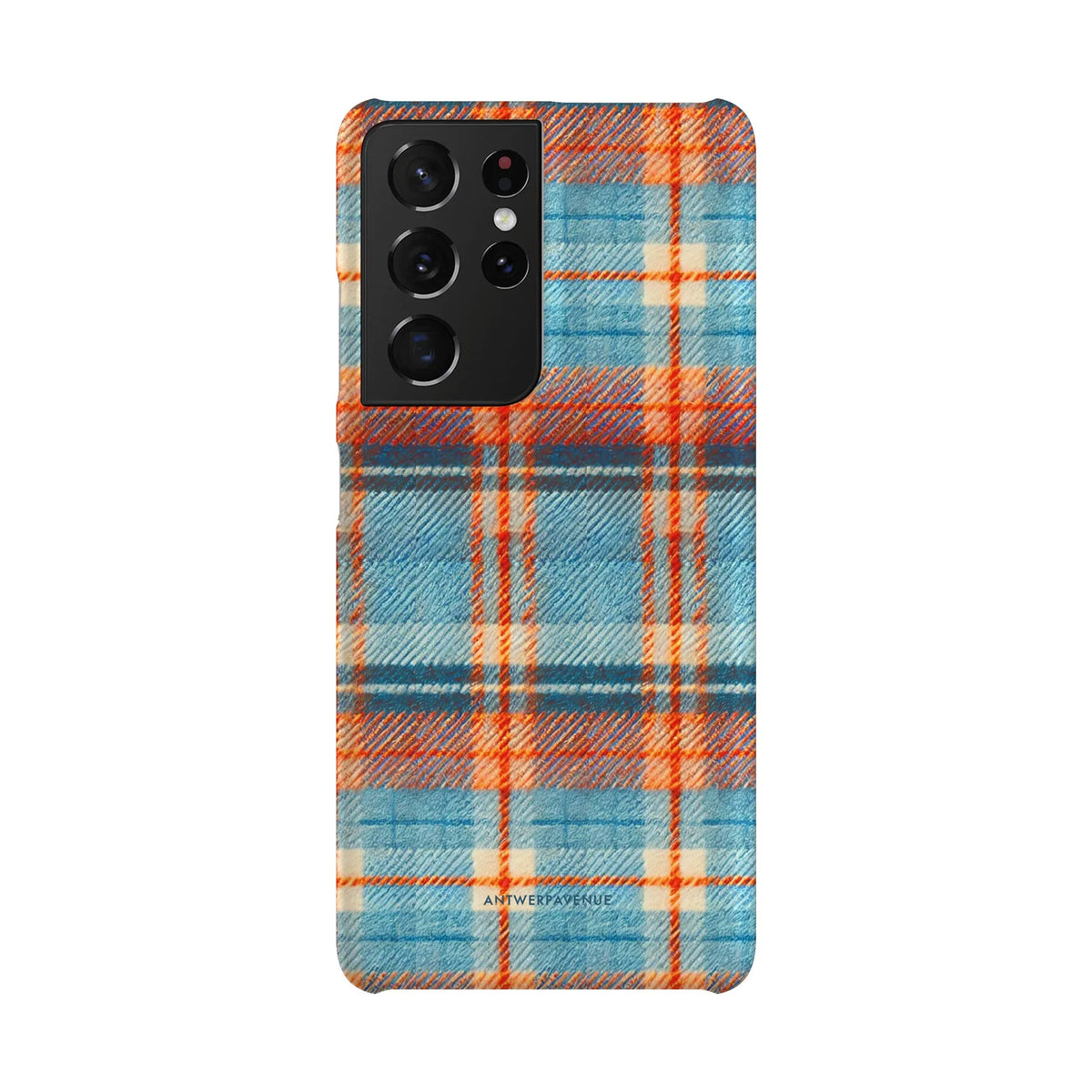 Teal Tartan - Case - Galaxy S21 Ultra Snap mockup