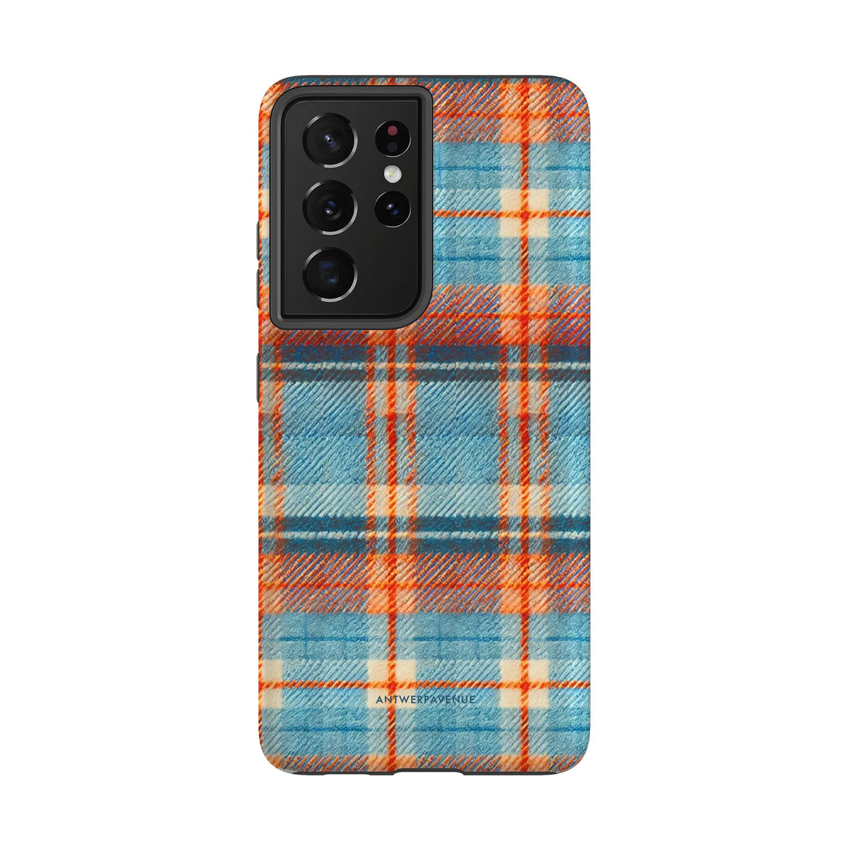Teal Tartan - Case - Galaxy S21 Ultra mockup