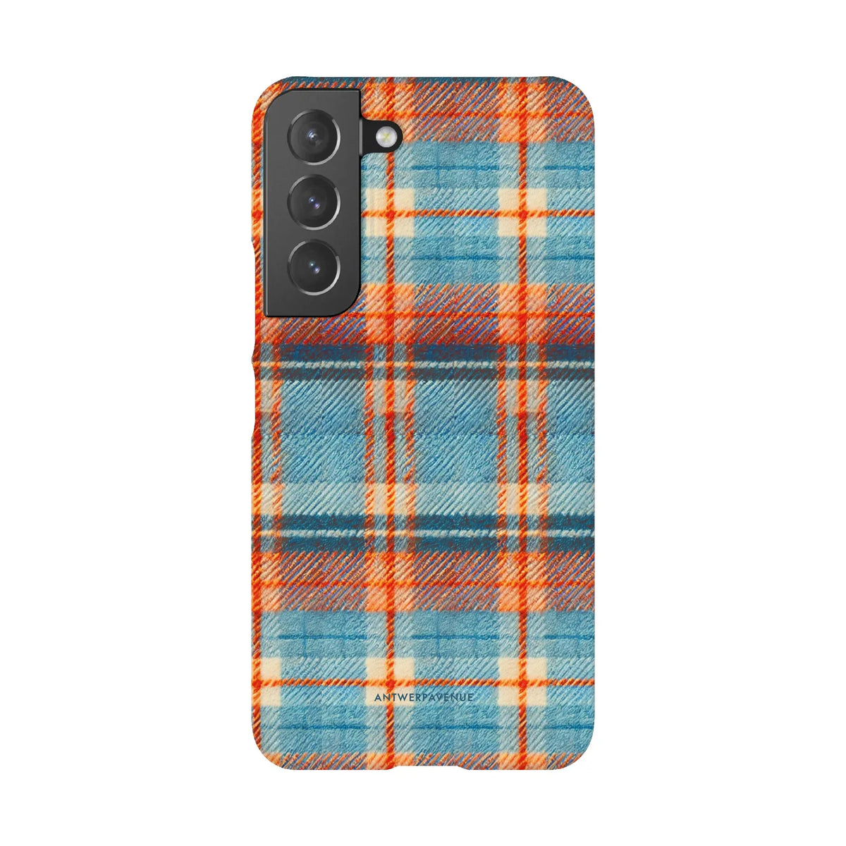 Teal Tartan - Case - Galaxy S22 Snap mockup