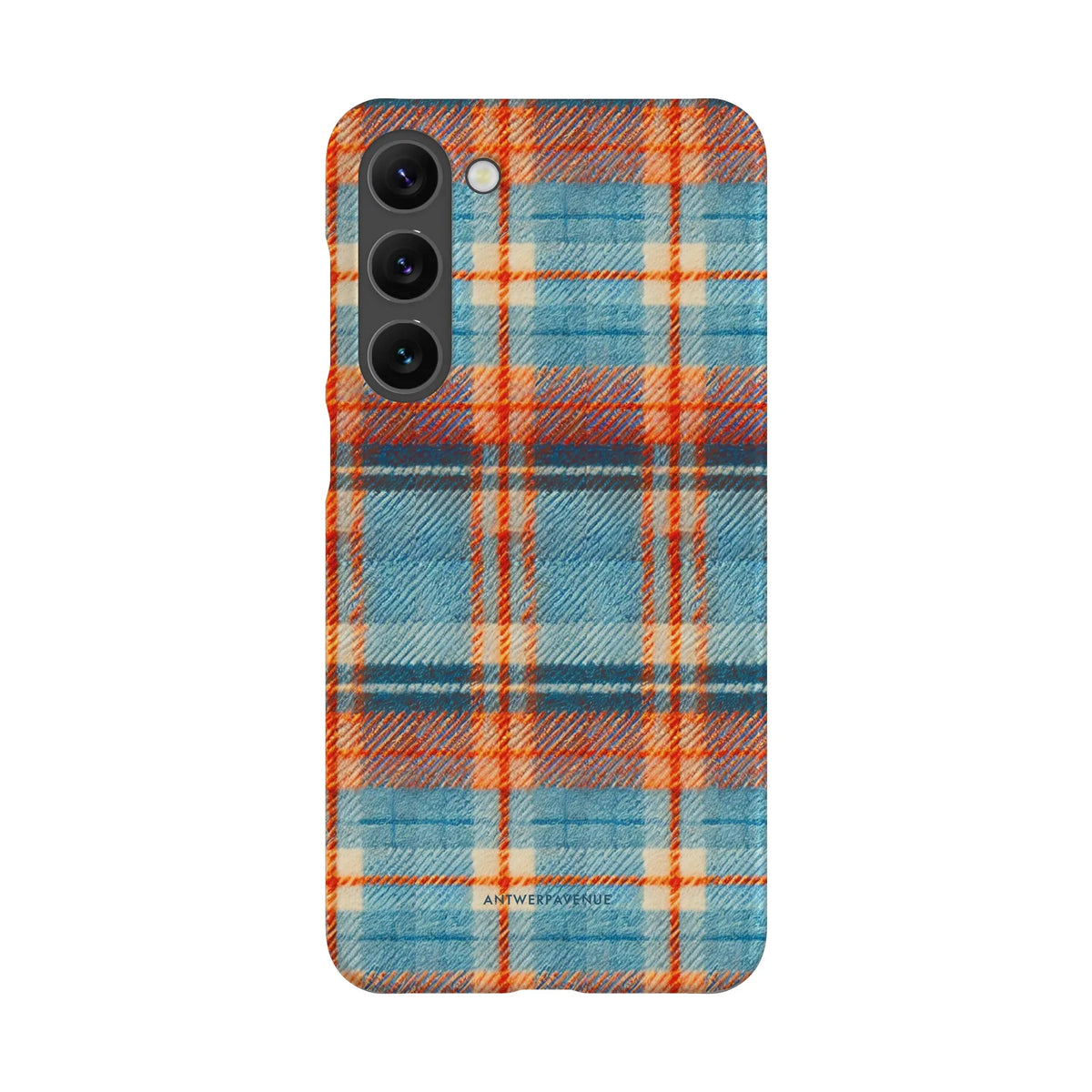 Teal Tartan - Case - Galaxy S23 Plus Snap mockup