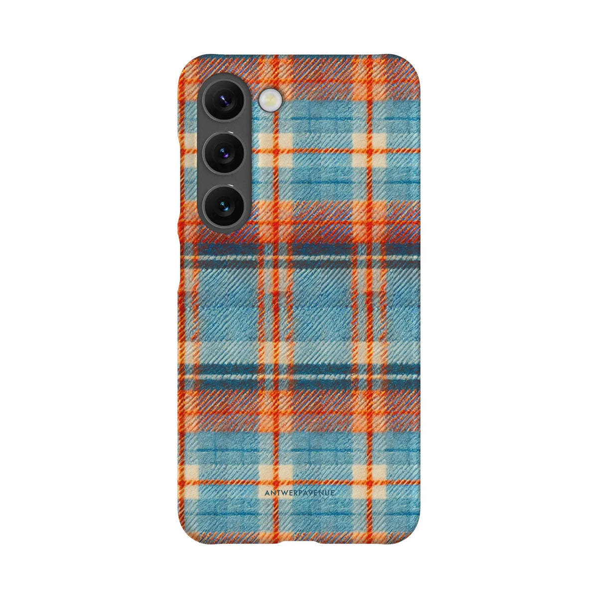 Teal Tartan - Case - Galaxy S23 Snap mockup