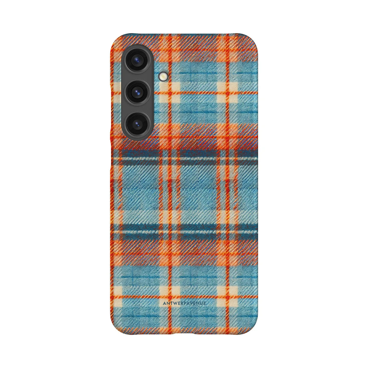Teal Tartan - Case - Galaxy S24 Plus Snap mockup
