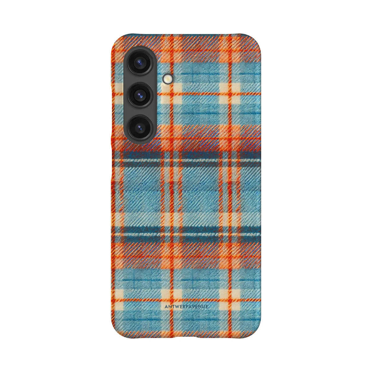 Teal Tartan - Case - Galaxy S24 Snap mockup