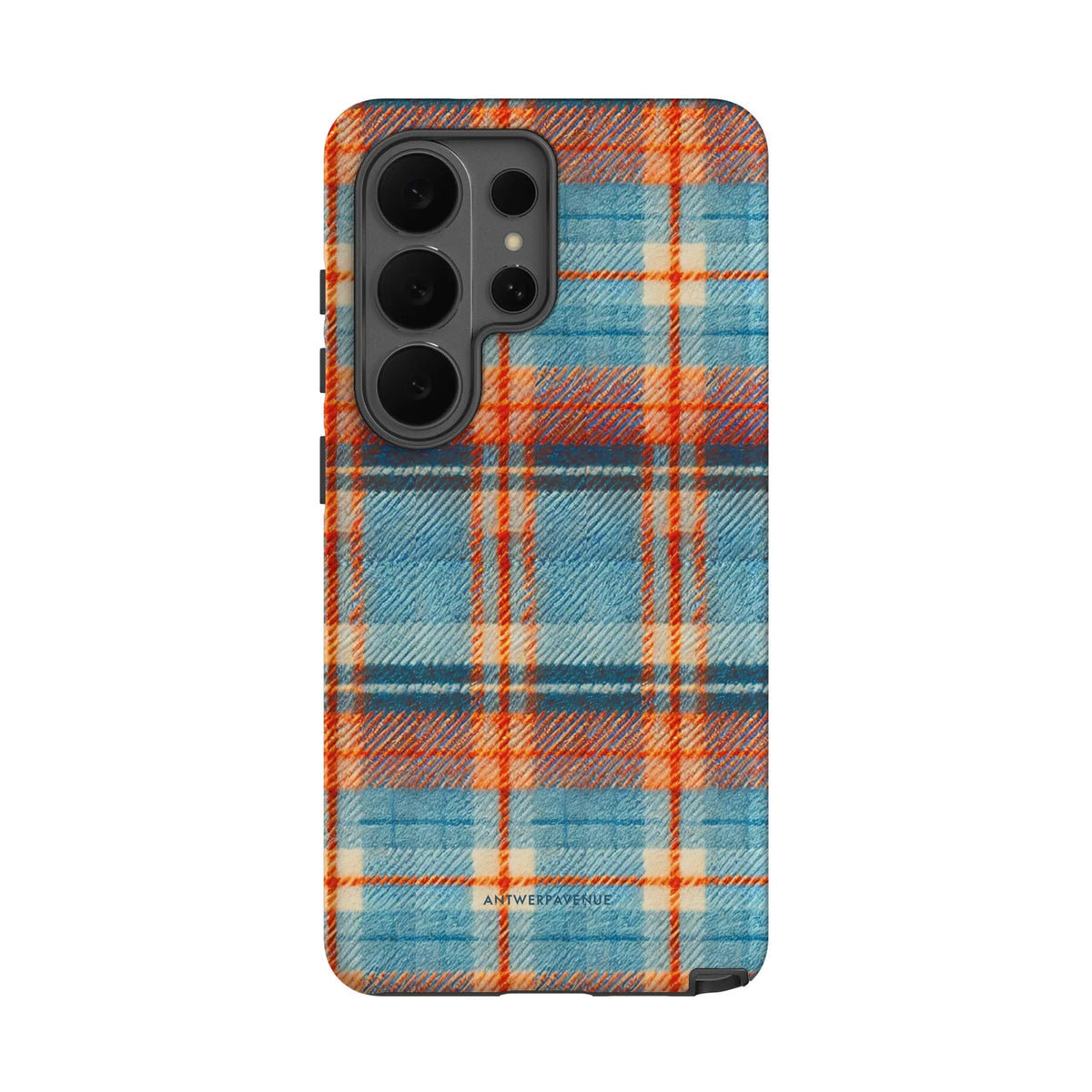 Teal Tartan - Case - Galaxy S26 Ultra mockup