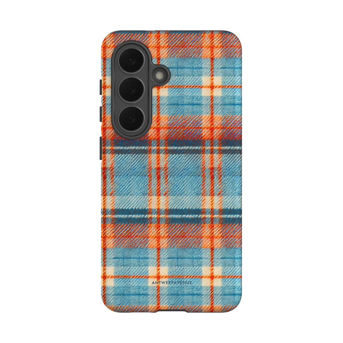 Teal Tartan - Case - Galaxy S26 mockup