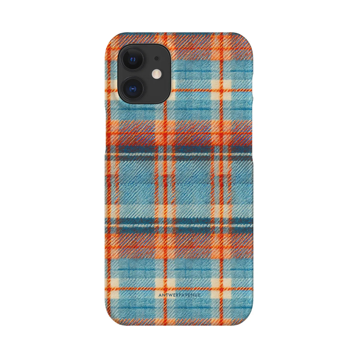 Teal Tartan - Case - iPhone 12 Mini Snap mockup
