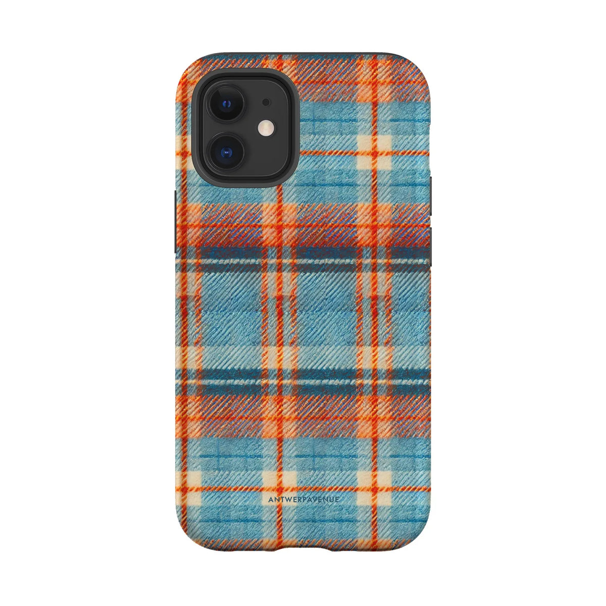 Teal Tartan - Case - iPhone 12 Mini mockup