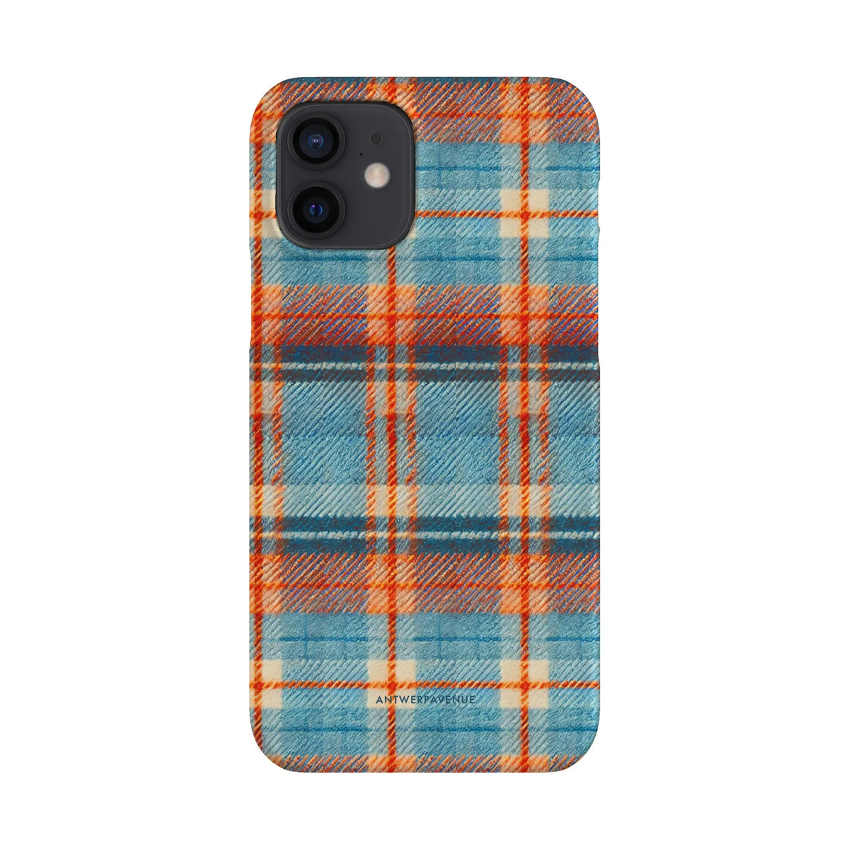 Teal Tartan - Case - iPhone 12 Snap mockup