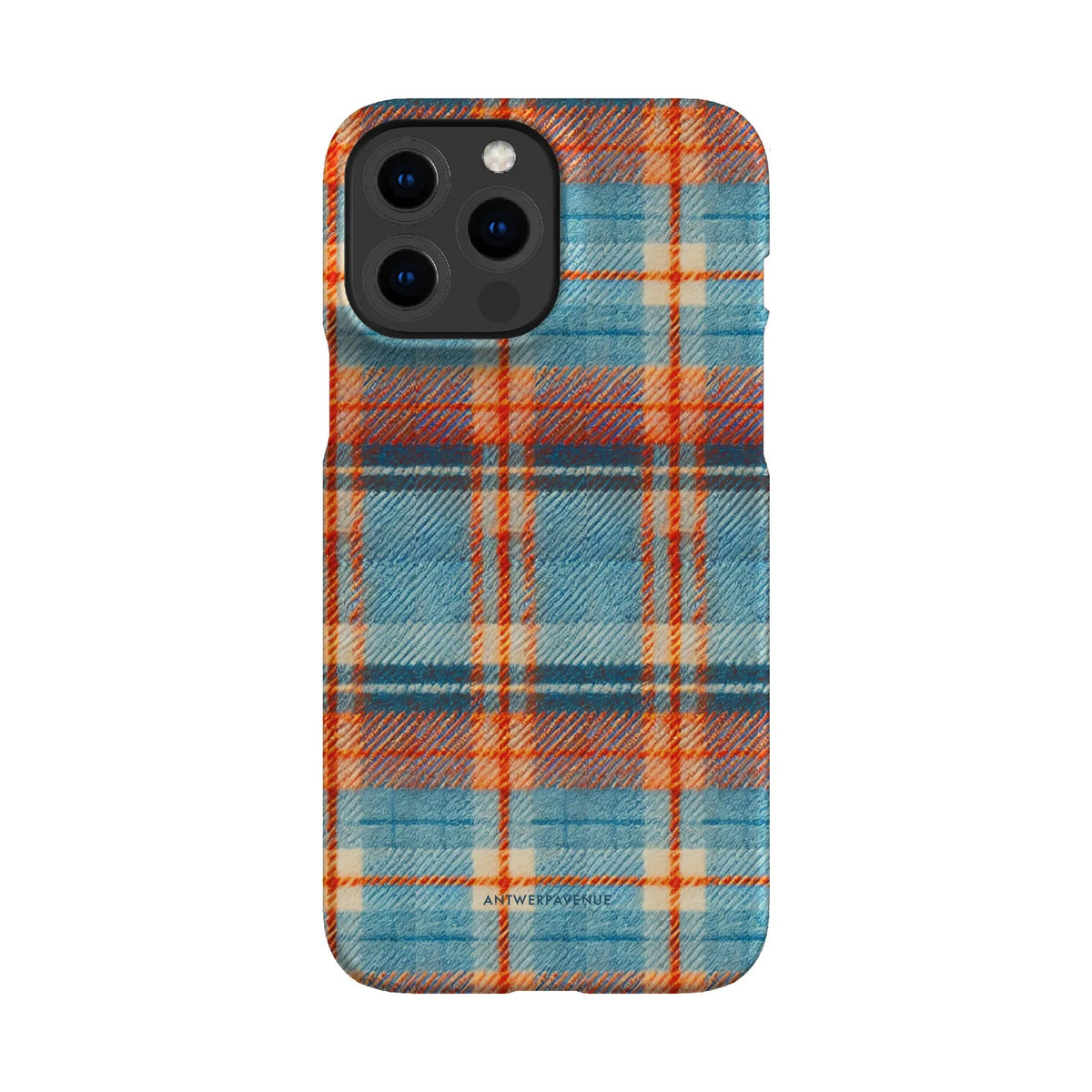 Teal Tartan - Case - iPhone 13 Pro Max Snap mockup