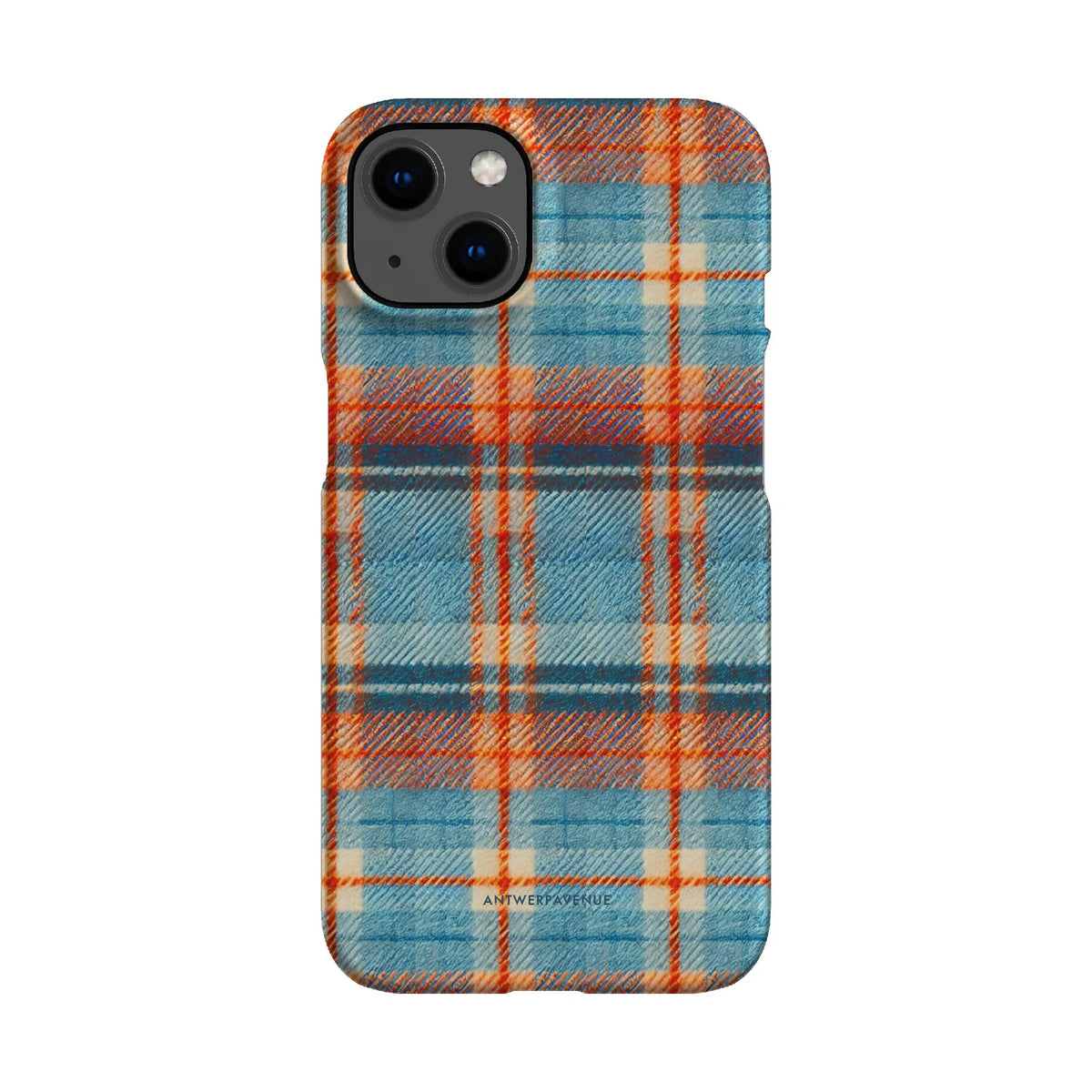 Teal Tartan - Case - iPhone 13 Snap mockup