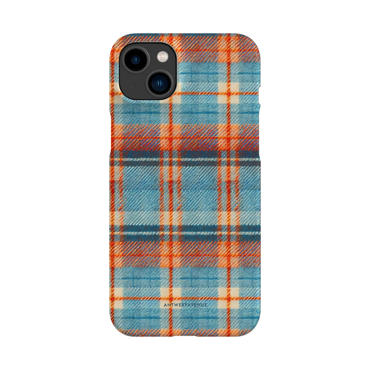 Teal Tartan - Case - iPhone 14 Plus Snap mockup