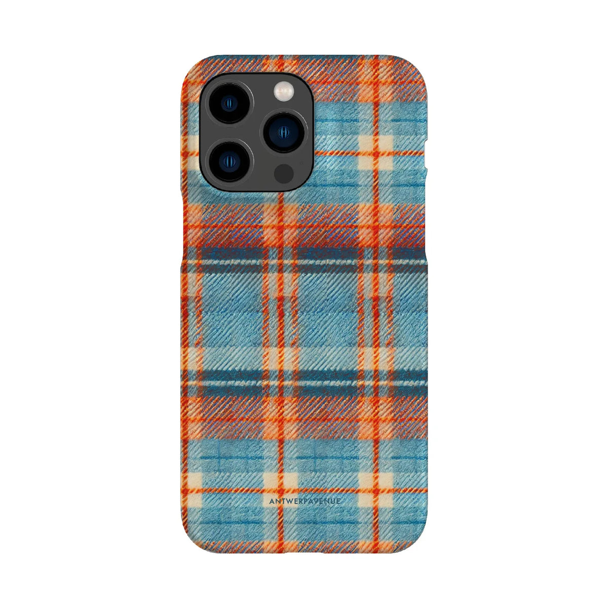Teal Tartan - Case - iPhone 14 Pro Max Snap mockup