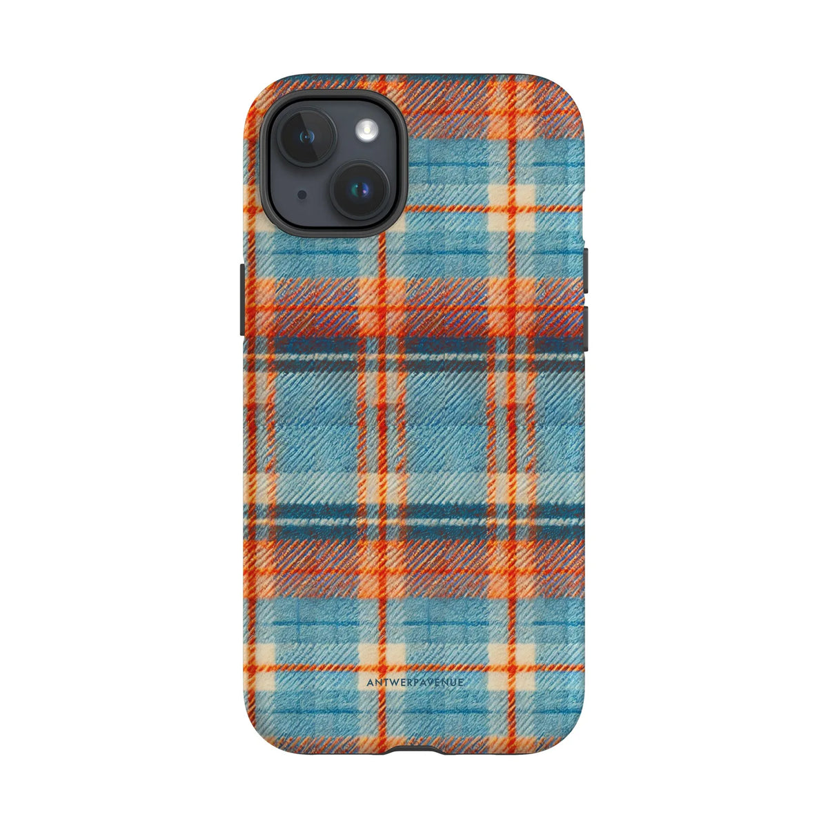 Teal Tartan - Case - iPhone 15 Plus mockup