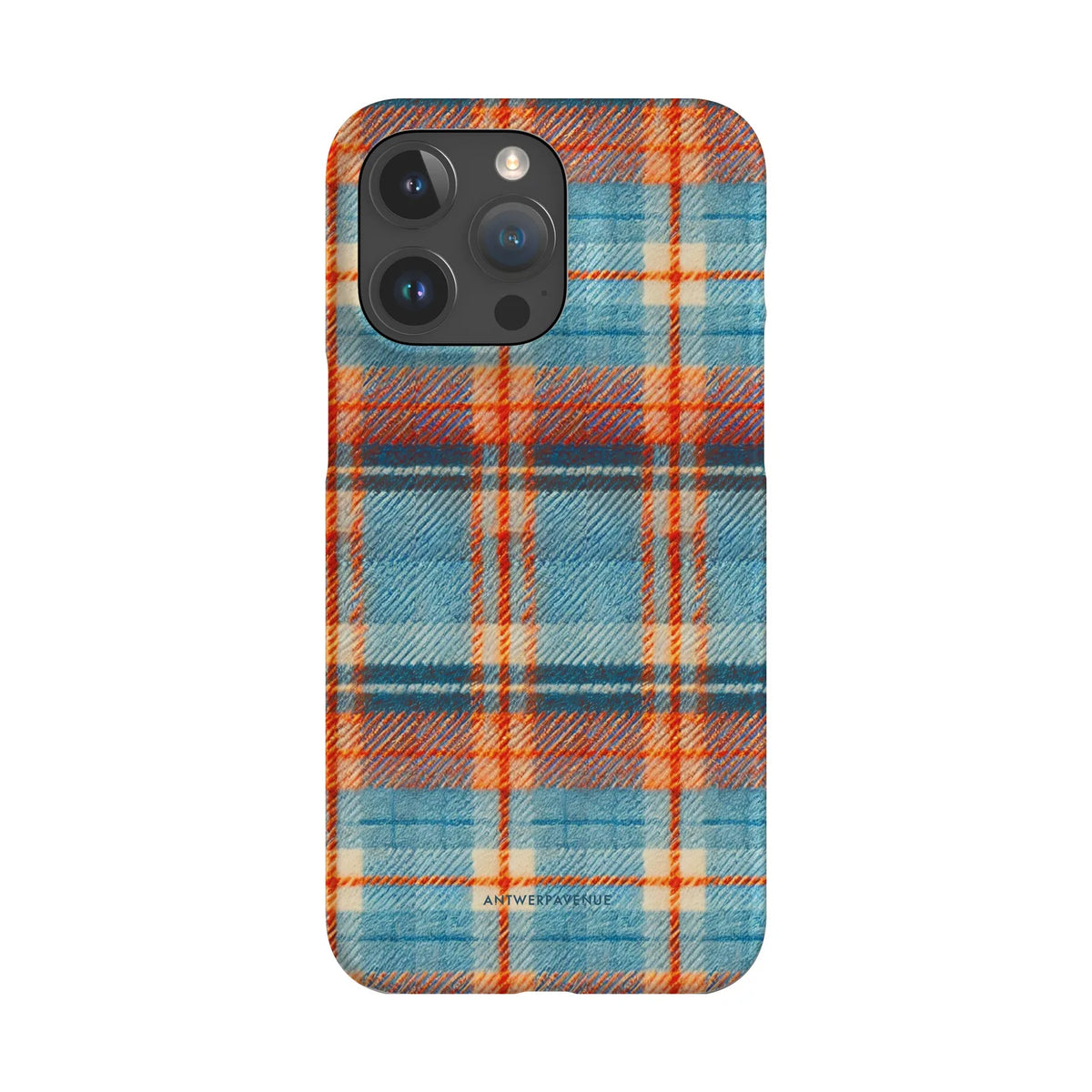 Teal Tartan - Case - iPhone 15 Pro Max Snap mockup