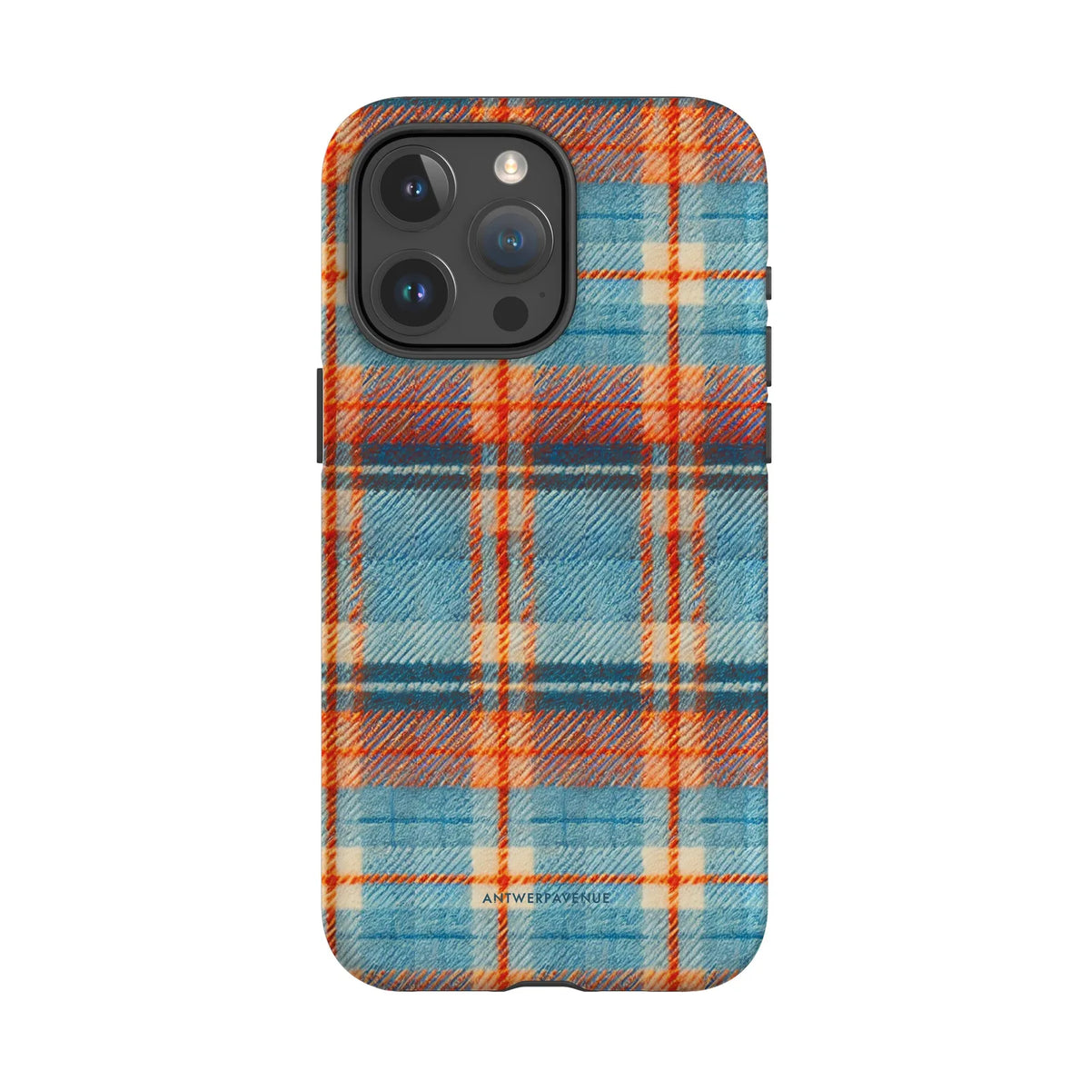 Teal Tartan - Case - iPhone 15 Pro Max mockup