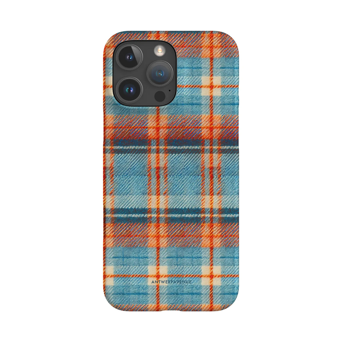 Teal Tartan - Case - iPhone 16 Pro Max Snap mockup
