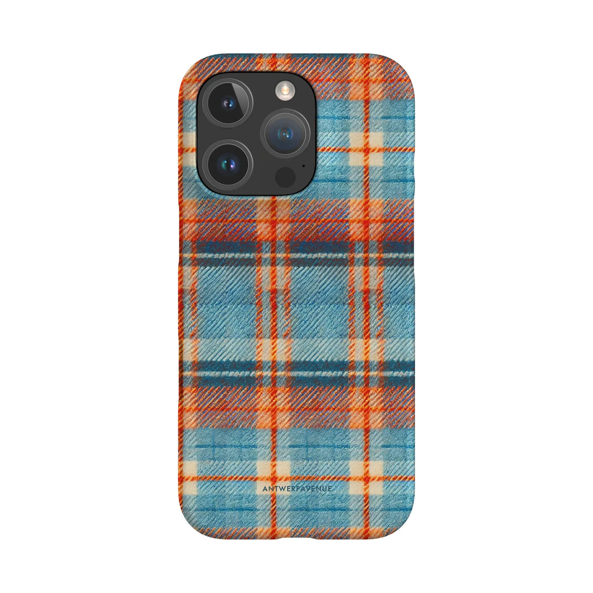 Teal Tartan - Case - iPhone 16 Pro Snap mockup