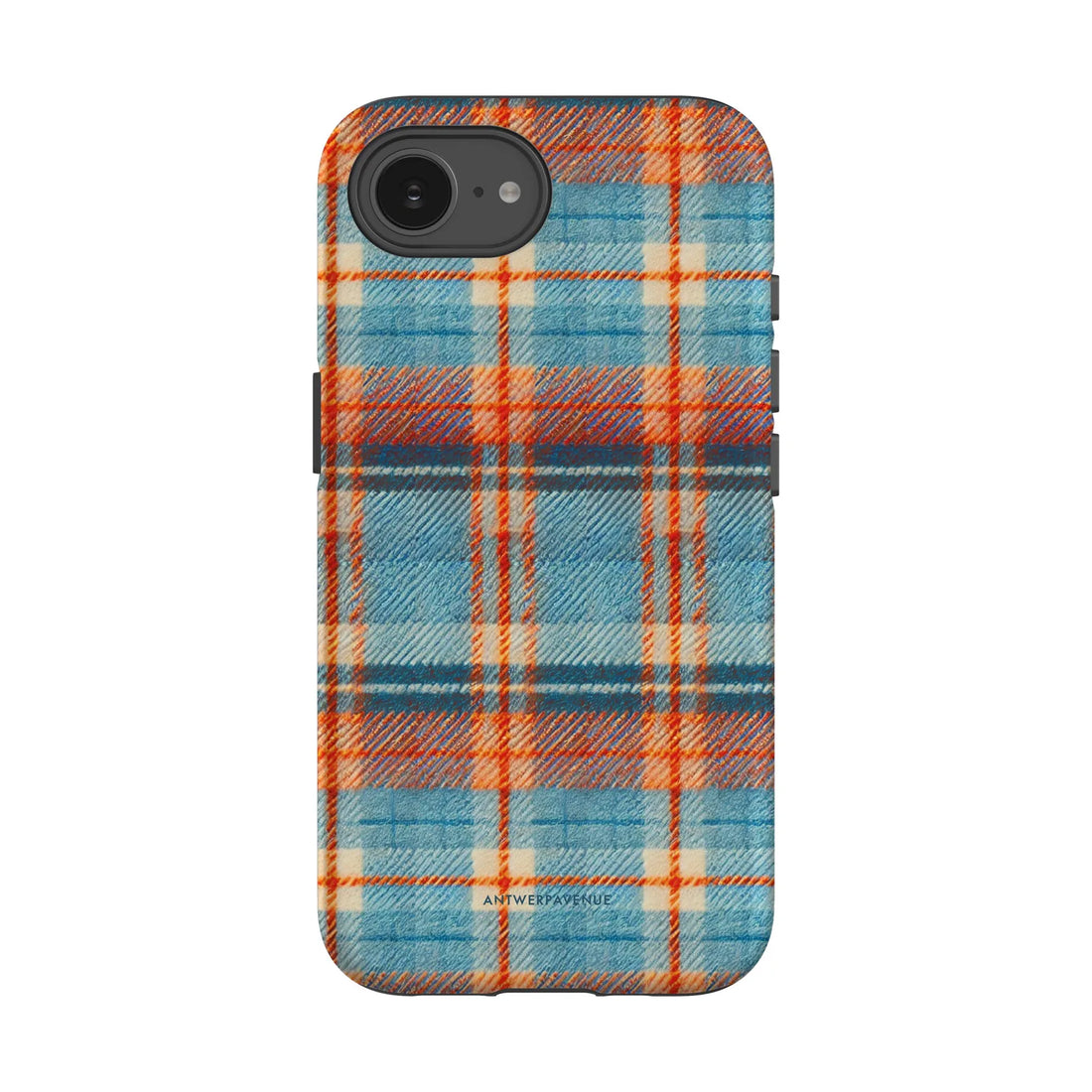 Teal Tartan - Case - iPhone 16e mockup