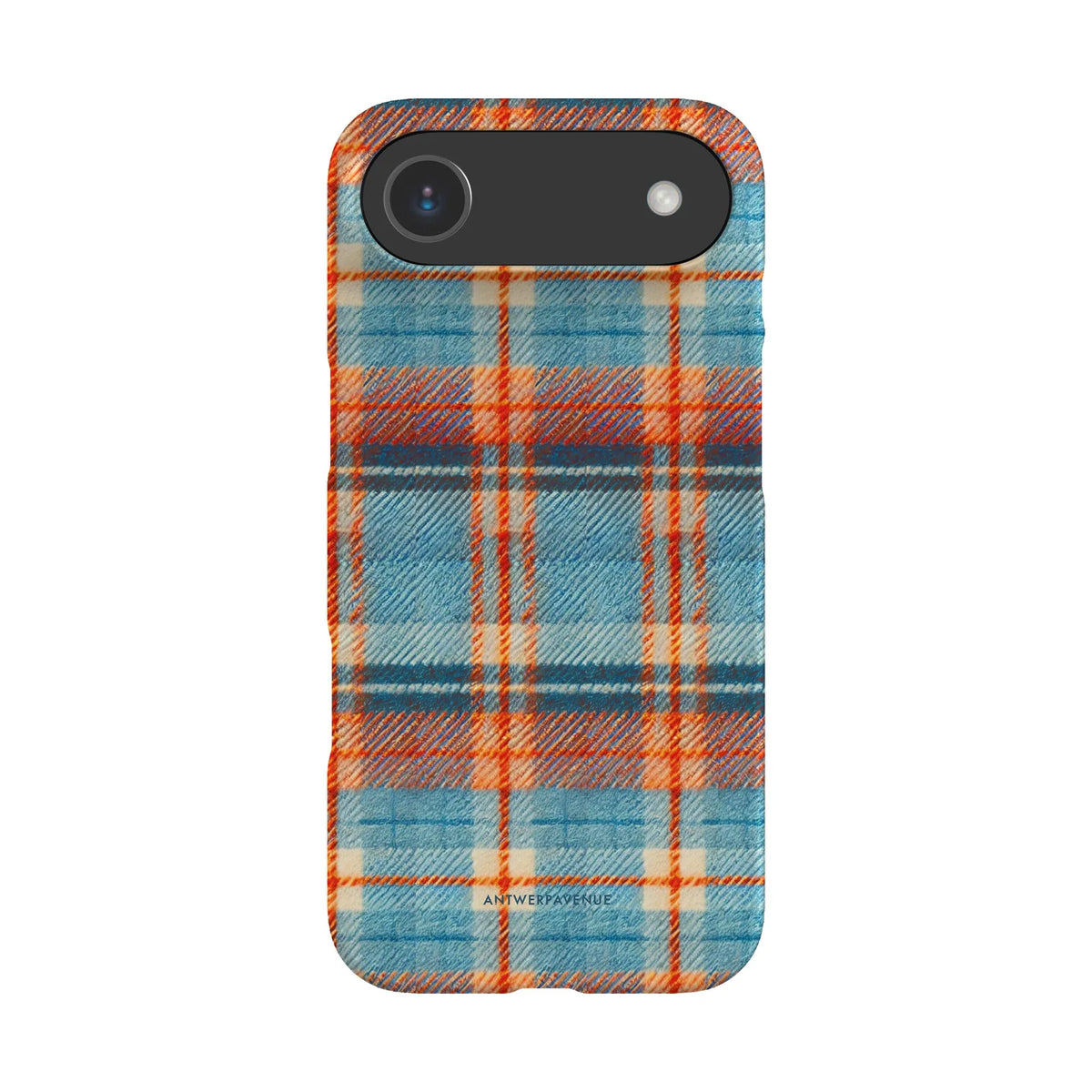 Teal Tartan - Case - iPhone 17 Air Snap mockup