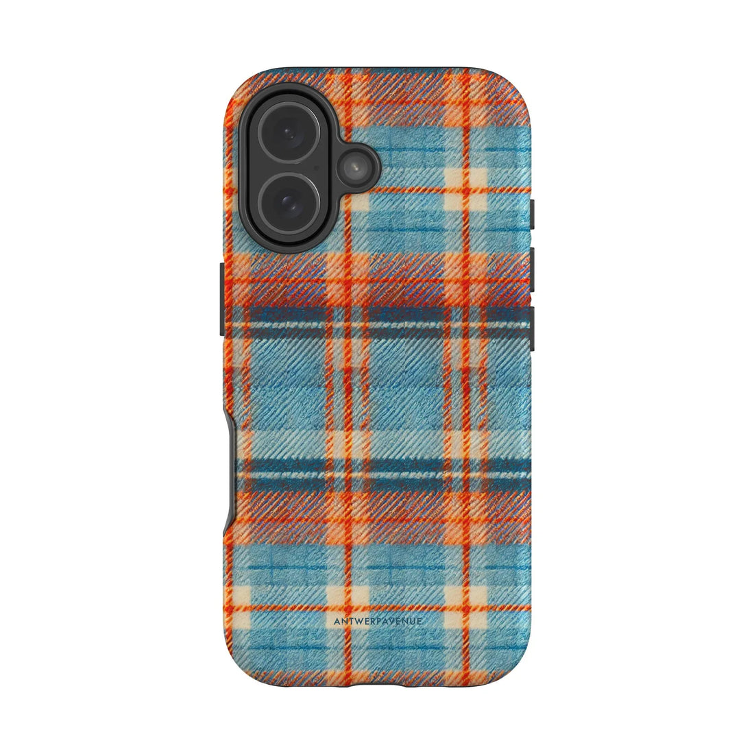 Teal Tartan - Case - iPhone 17 mockup