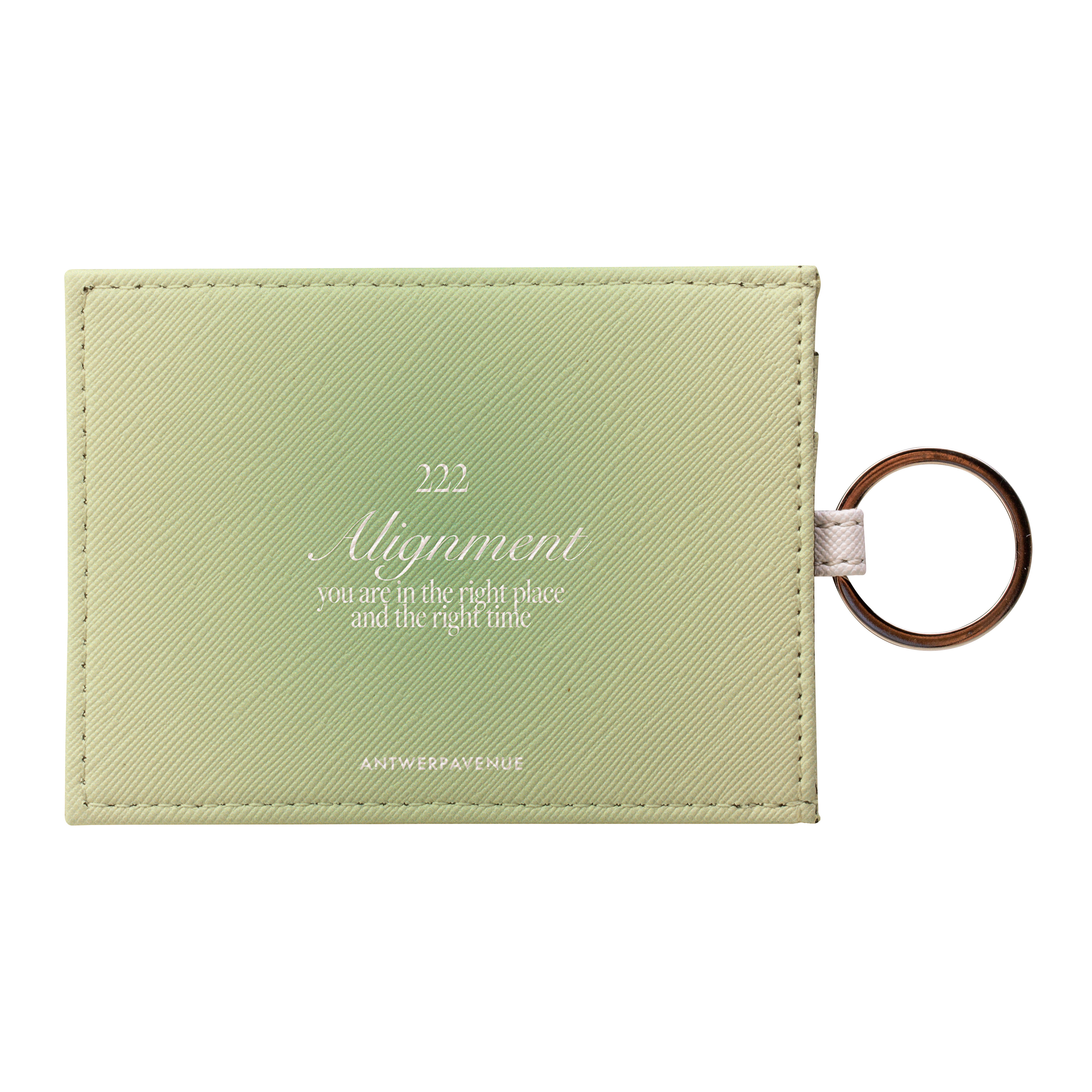 222 Alignment - Green Card Holder