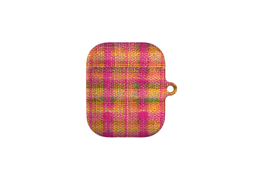 Cozy Plaid AirPods Case
