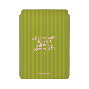 What's meant for you green - Sleeve