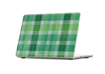 Green Plaid - MacBook Case