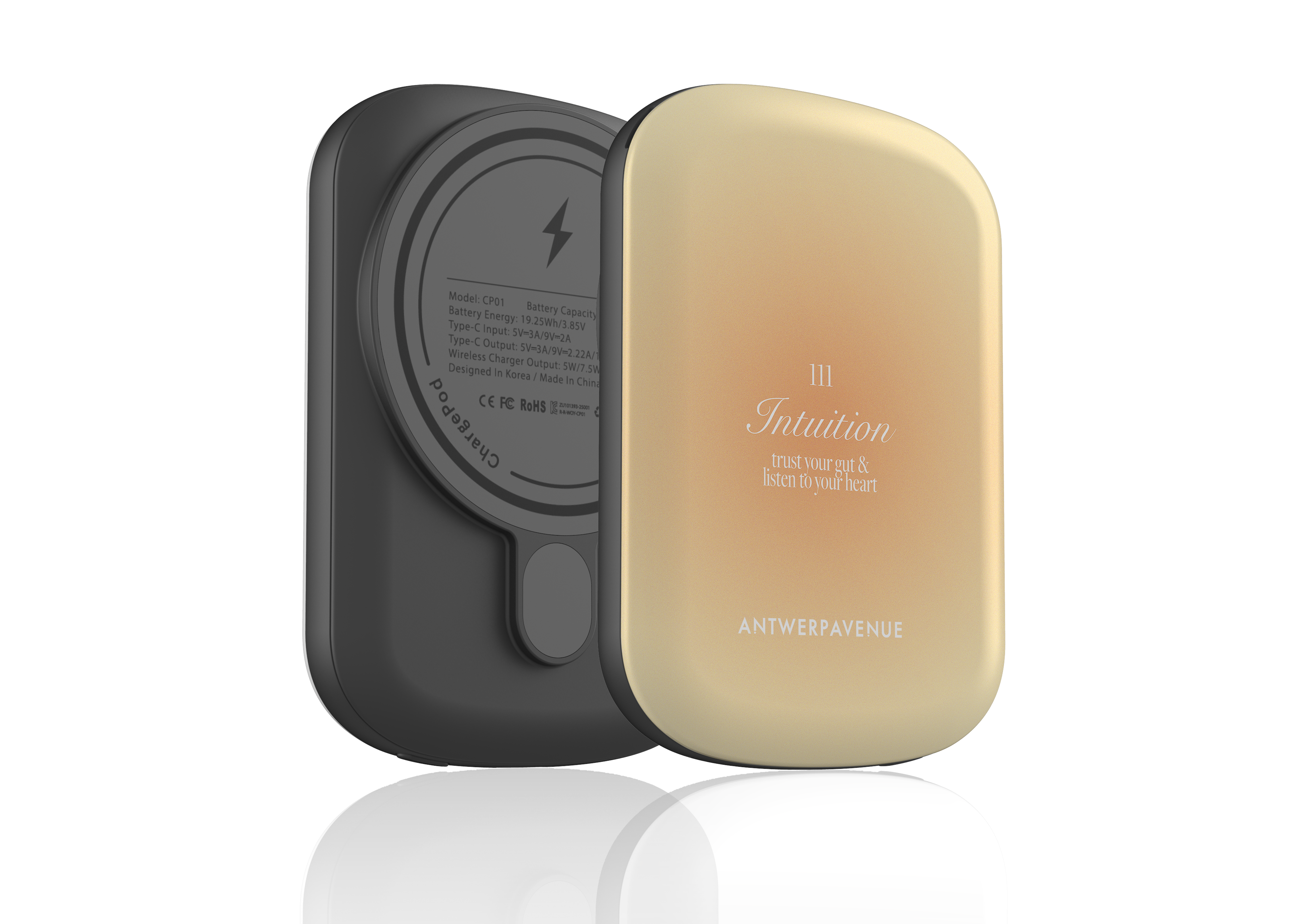 111 Intuition - Yellow Magnetic Power Bank
