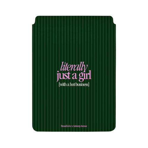 Literally Just a Girl laptop sleeve