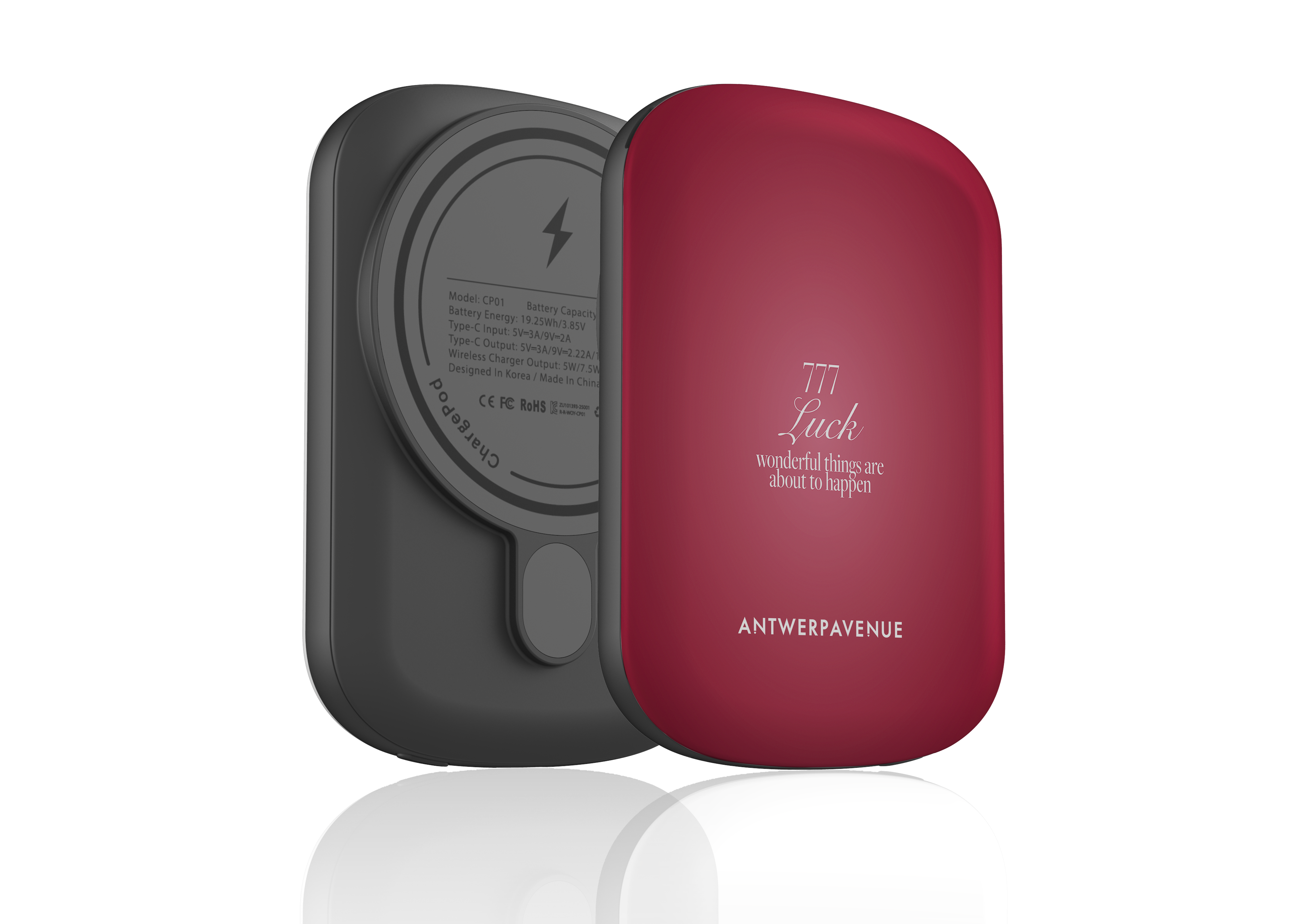 777 Luck - Red Magnetic Power Bank