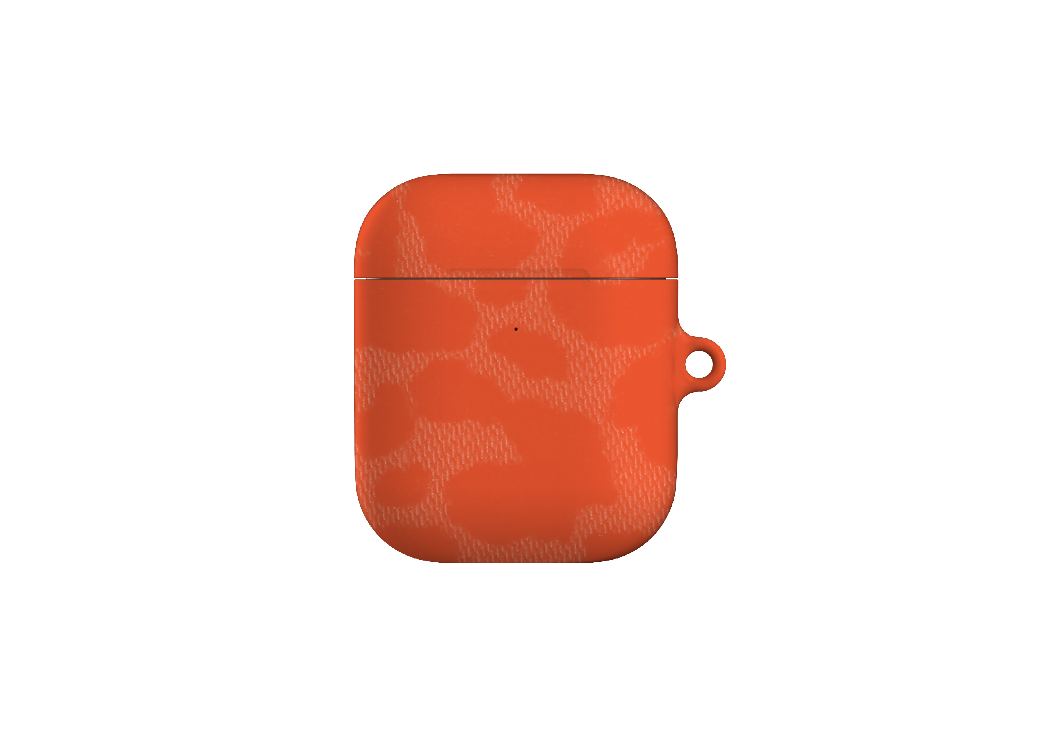 Orange Leopard AirPods Case