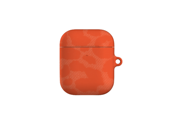 Orange Leopard AirPods Case