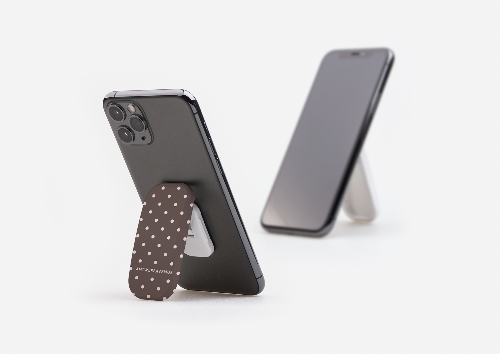 Mocha Dot - Stick-on Phone Holder