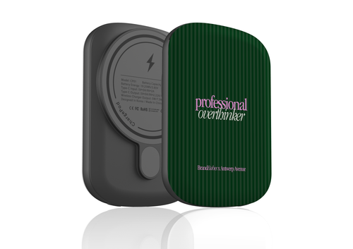 Professional Overthinker magnetic power bank