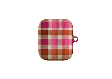 Pumpkin Plaid AirPods Case