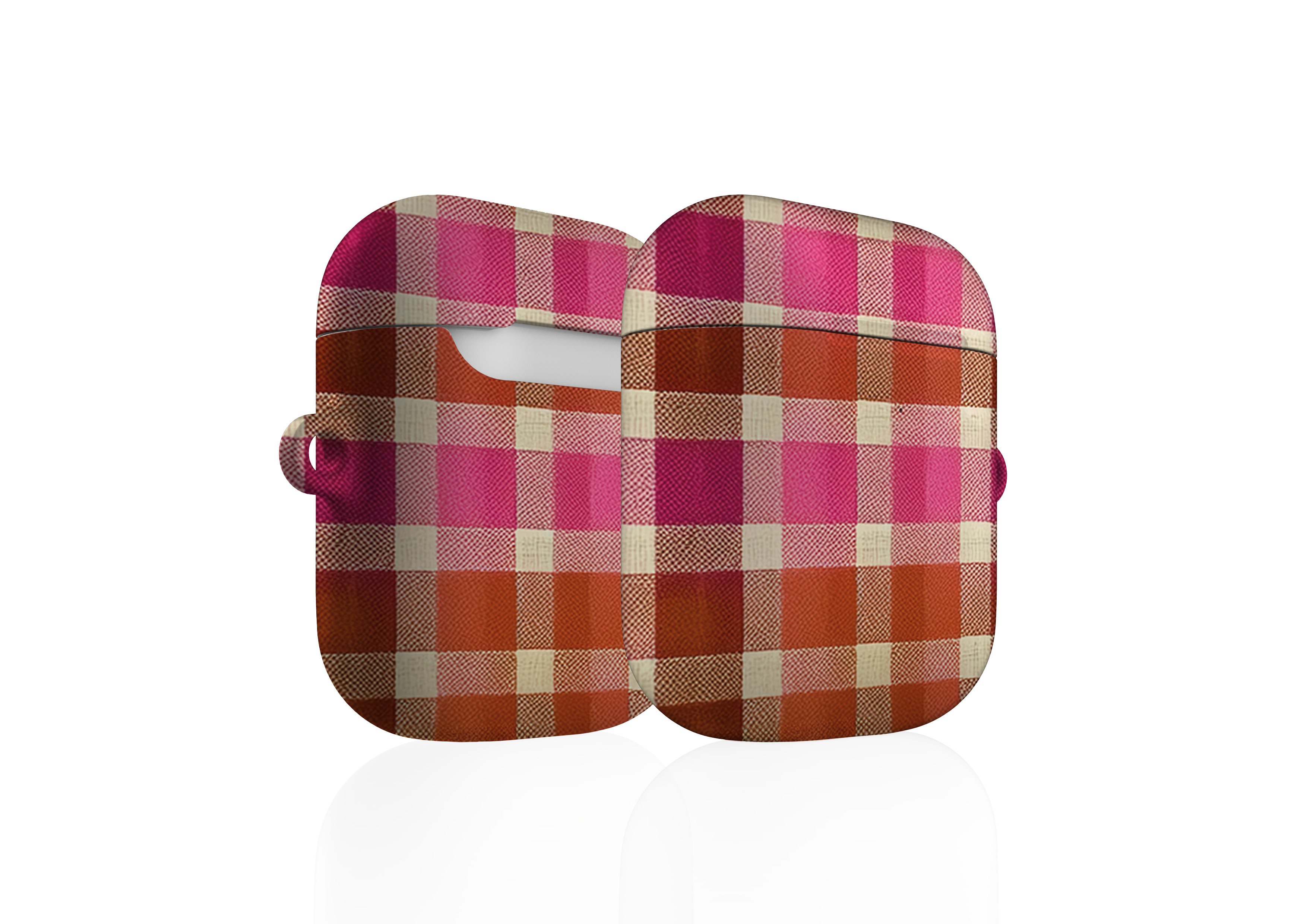 Pumpkin Plaid AirPods Case