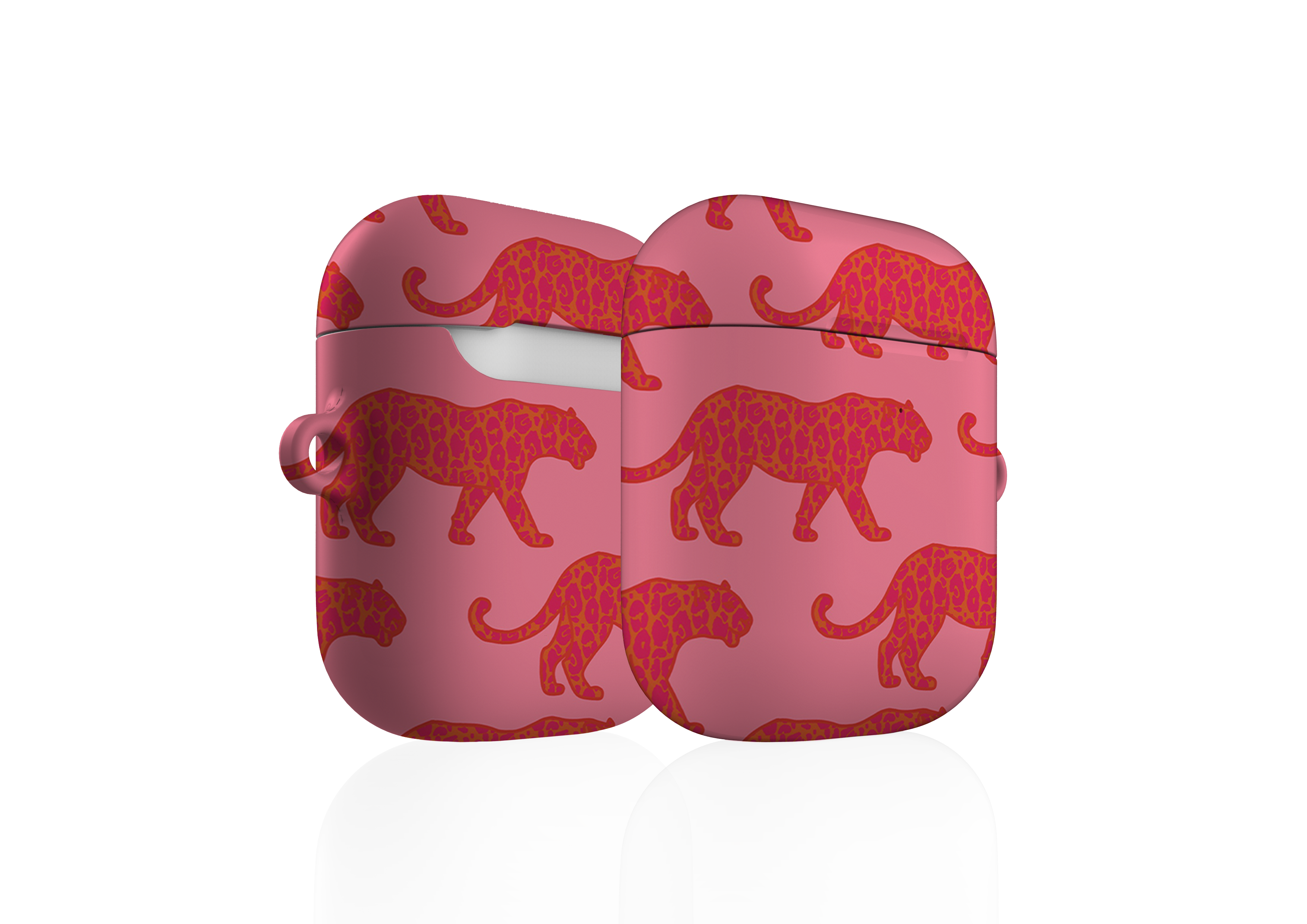 Rosy Leopard AirPods Case